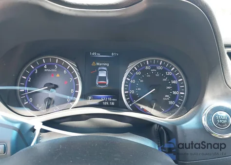 2017 Infiniti Q60 3.0T Red Sport 400 from USA, damaged, VIN JN1FV7EK8HM610539